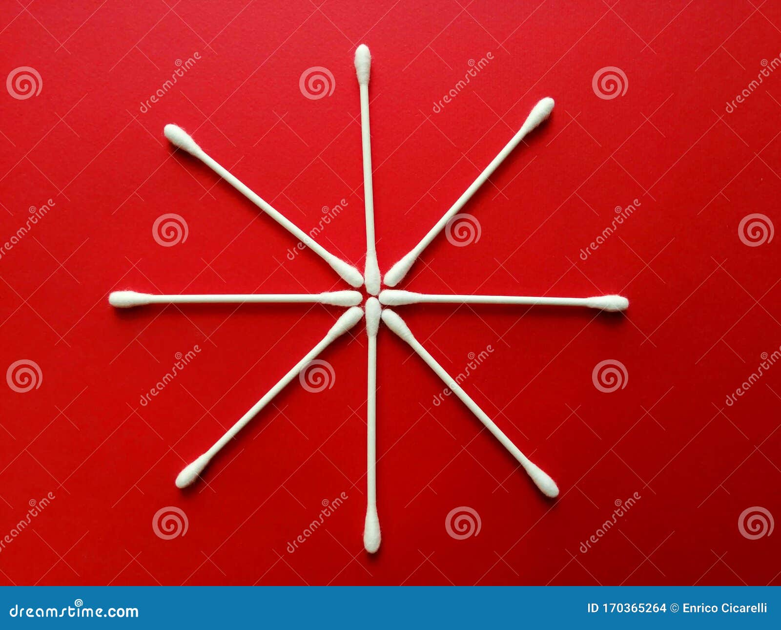 Drawing with cotton swabs stock photo. Image of background 170365264