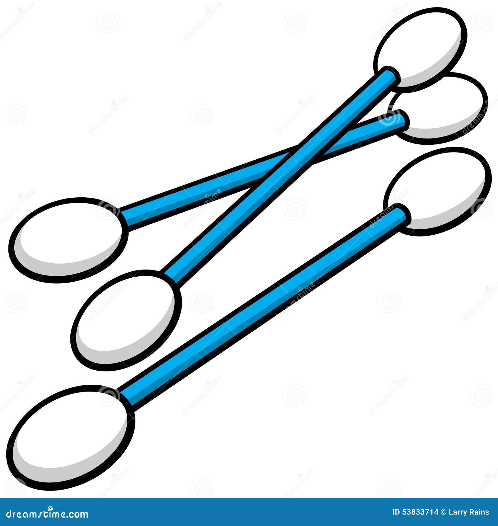 Cotton Swabs Stock Vector Image 53833714