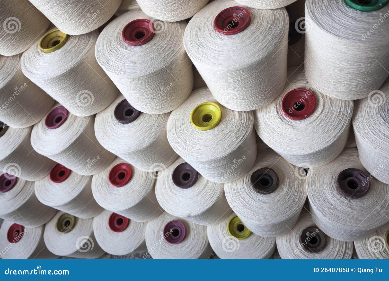 Cotton thread reel stock photo. Image of green, material - 26407858