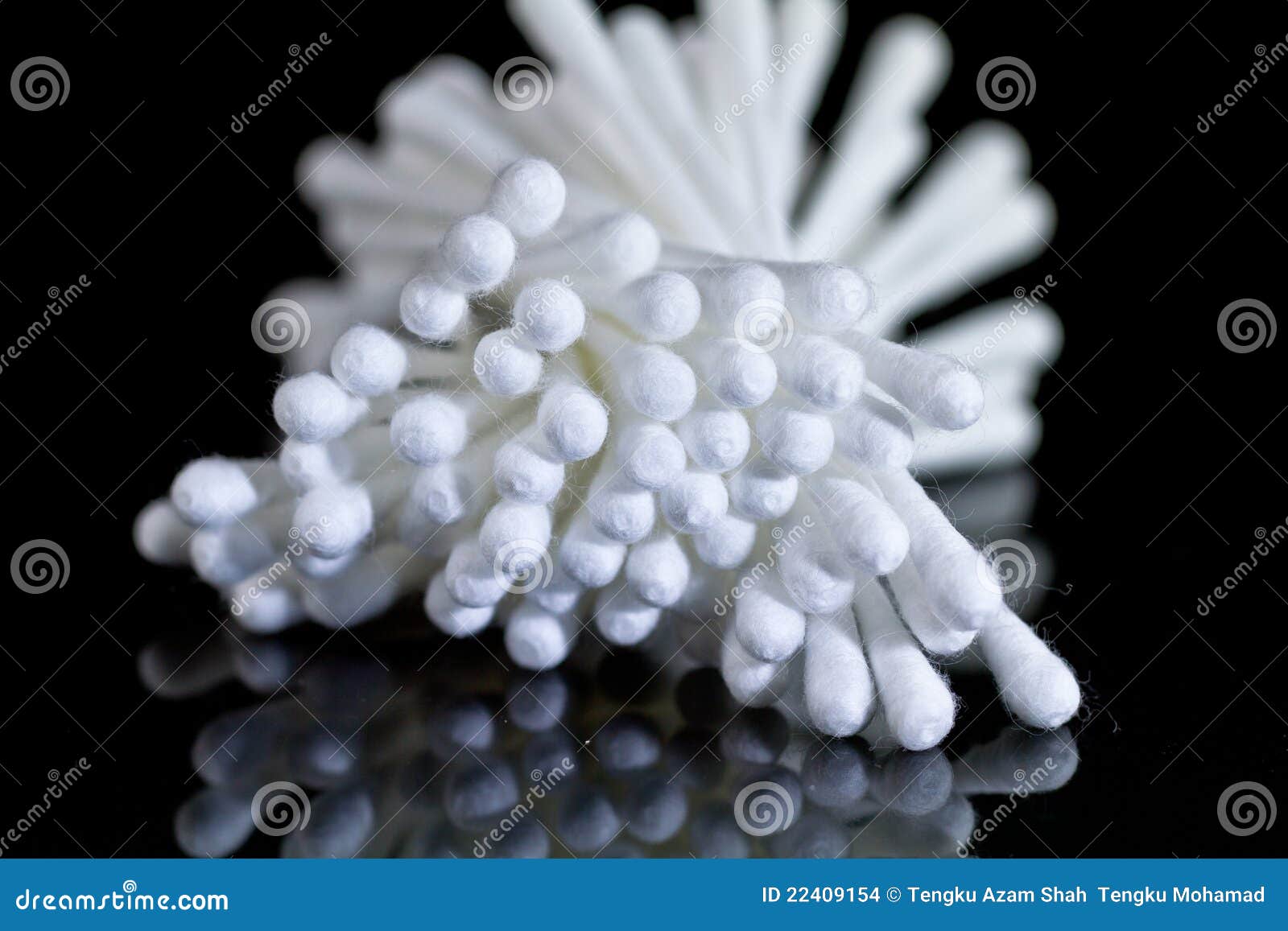 Cotton wool buds stock photo. Image of bathroom, rolled 22409154