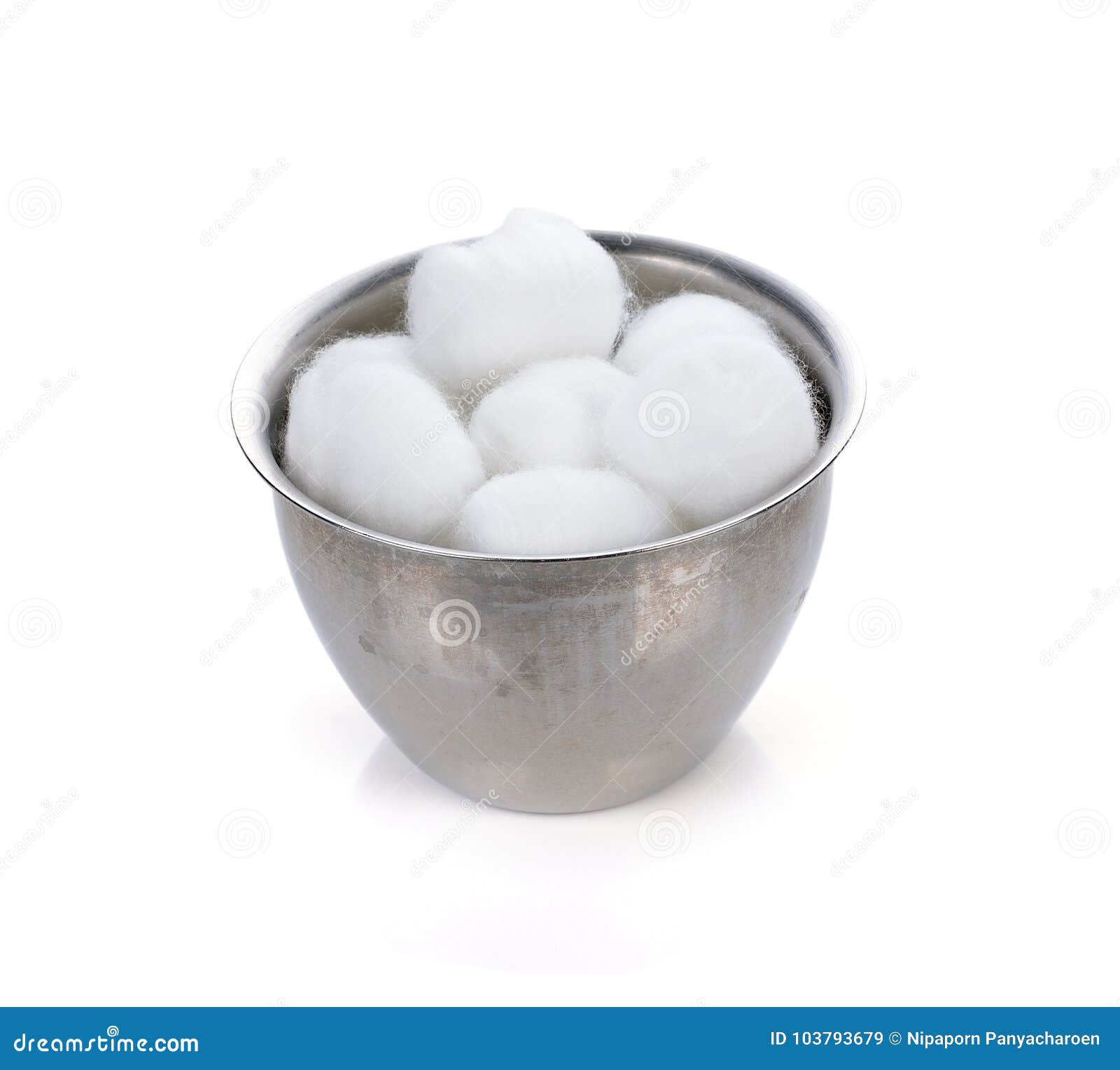 Cotton wool container stock image. Image of padding 103793679
