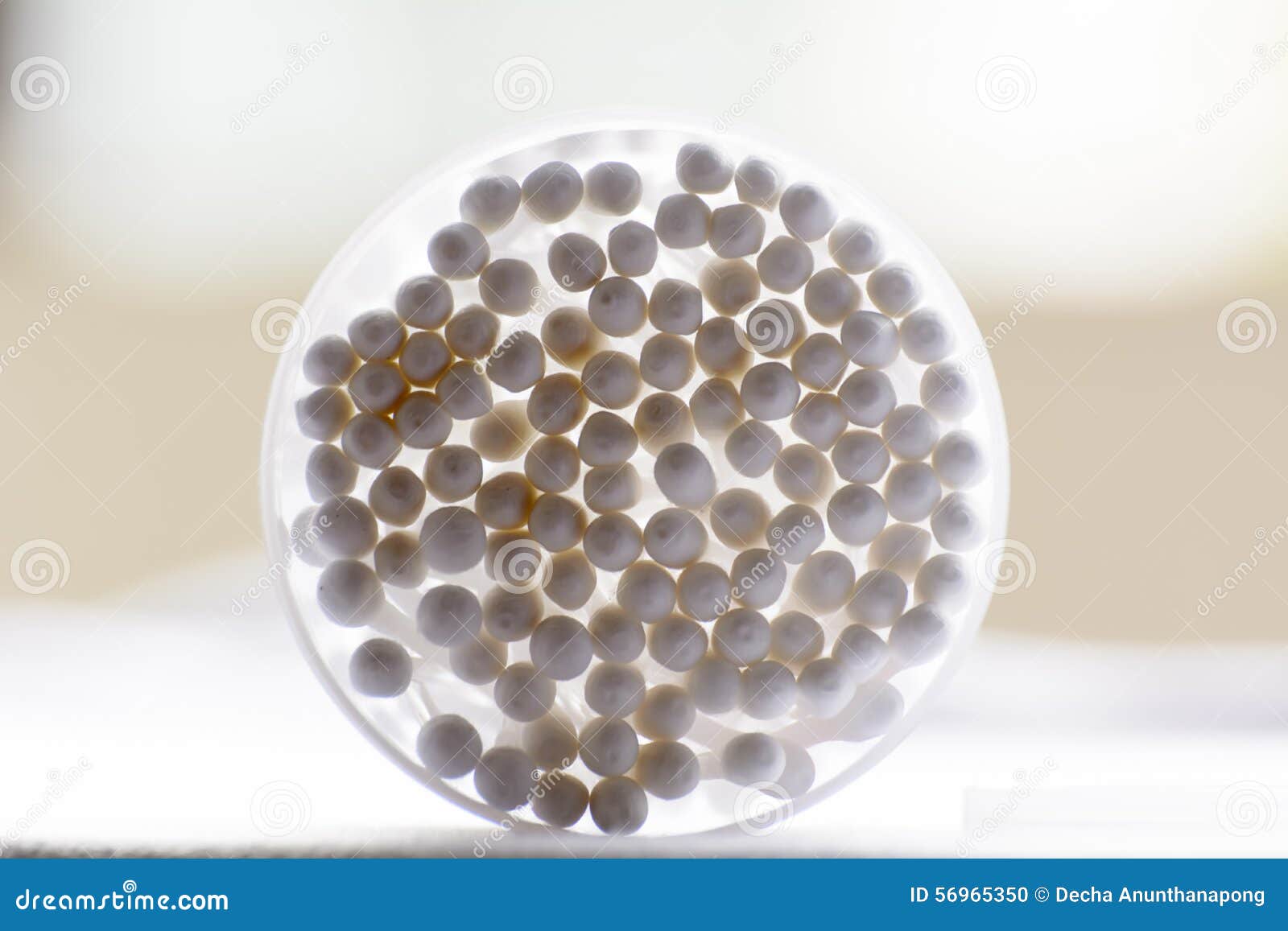 Cotton wool sticks stock photo. Image of clean, plastic 56965350