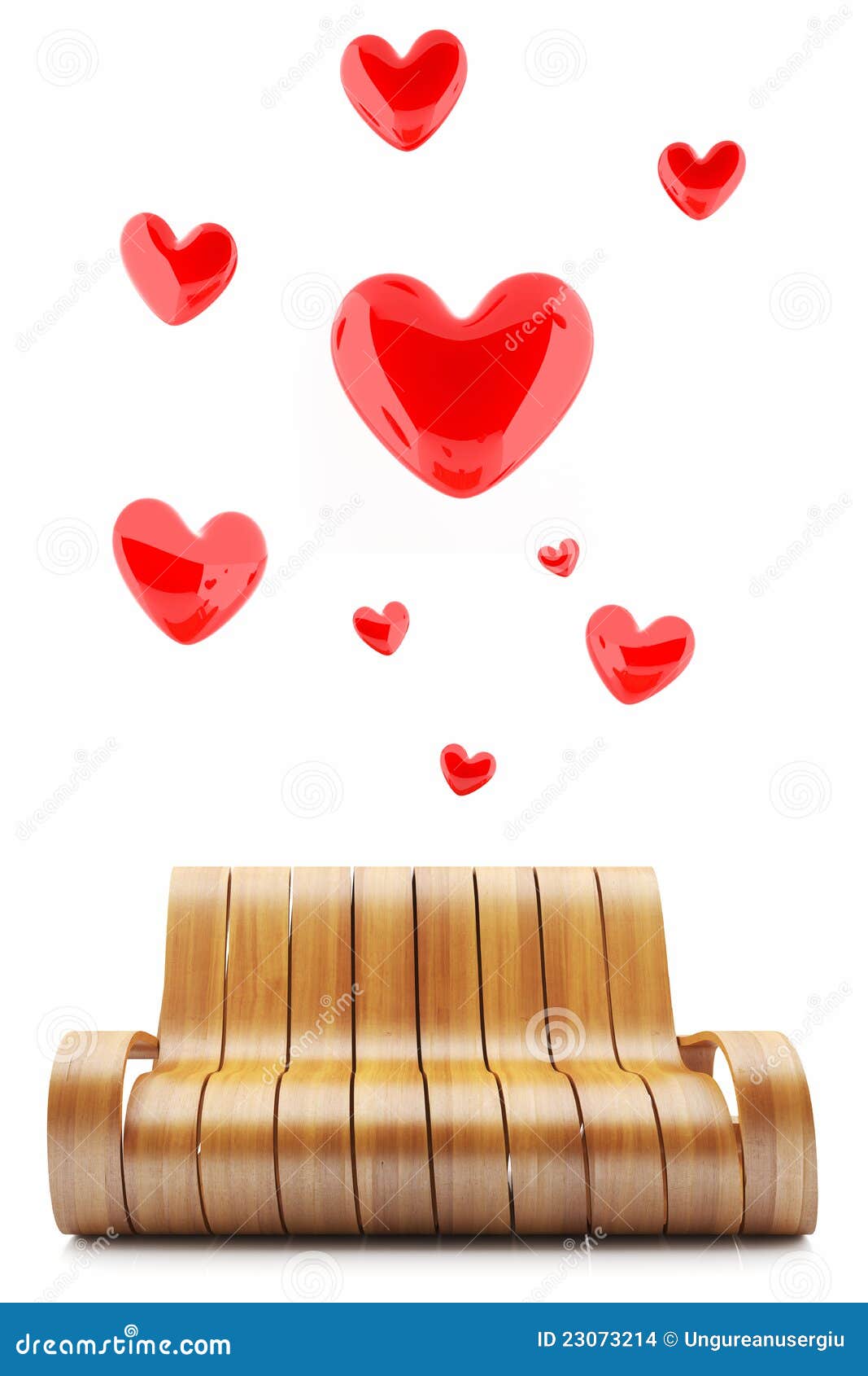 Couch of love stock illustration. Illustration of modern 23073214
