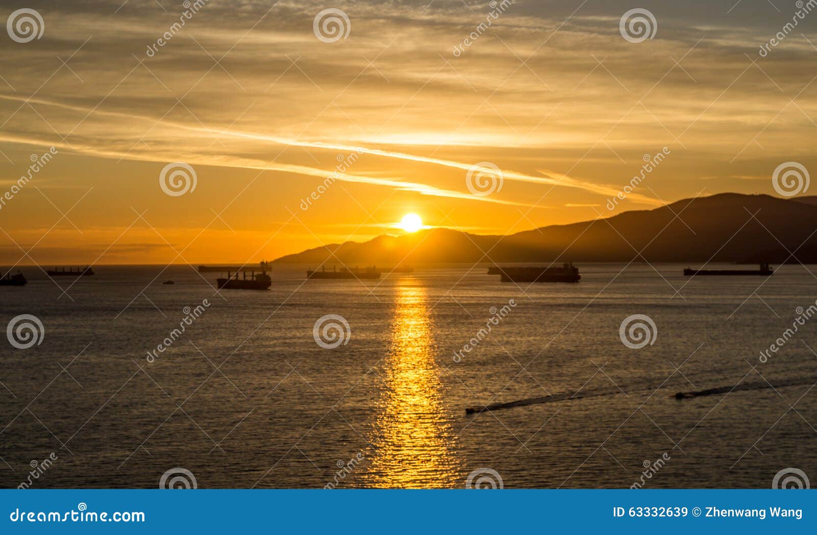 Coucher Du Soleil Image Stock Image Du Ciel Anglais 63332639