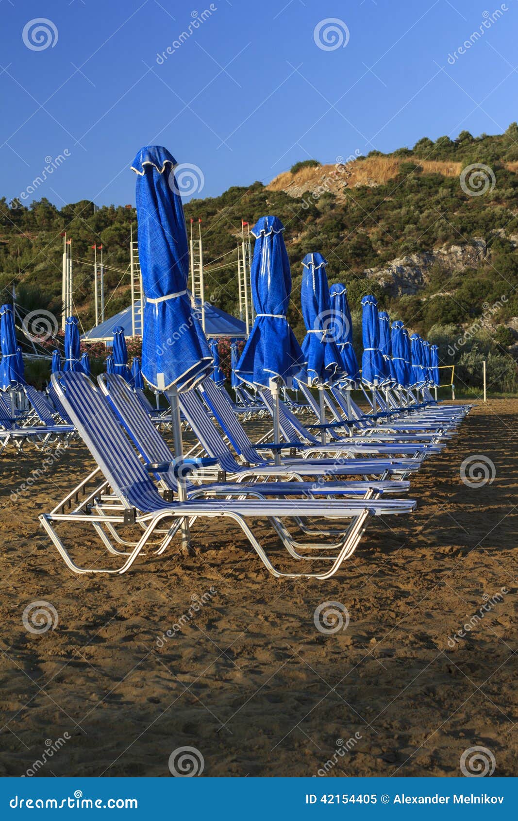 Couches on the beach stock image. Image of beach, sund 42154405