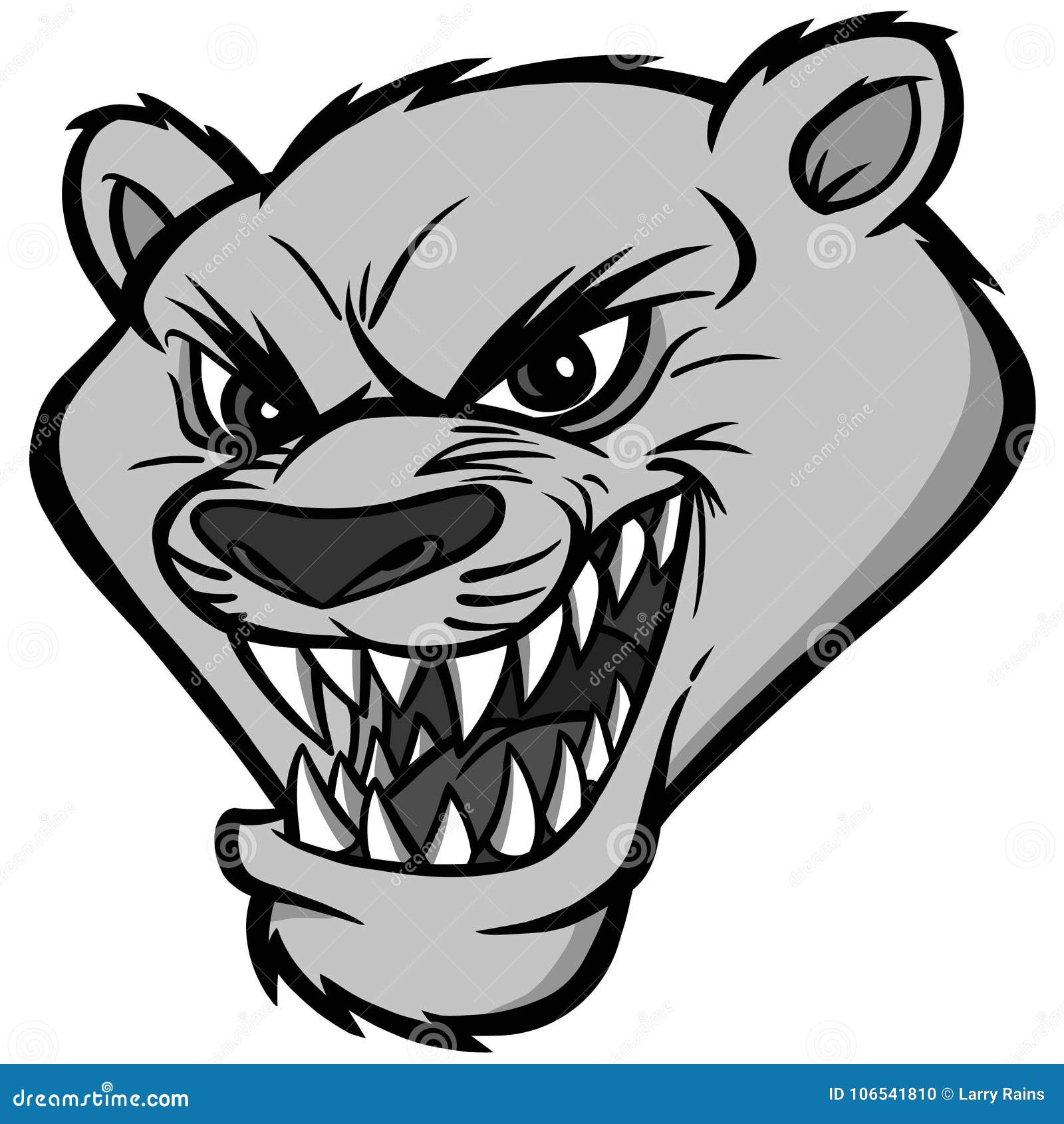 Cougar Mascot Illustration stock vector. Illustration of cartoon