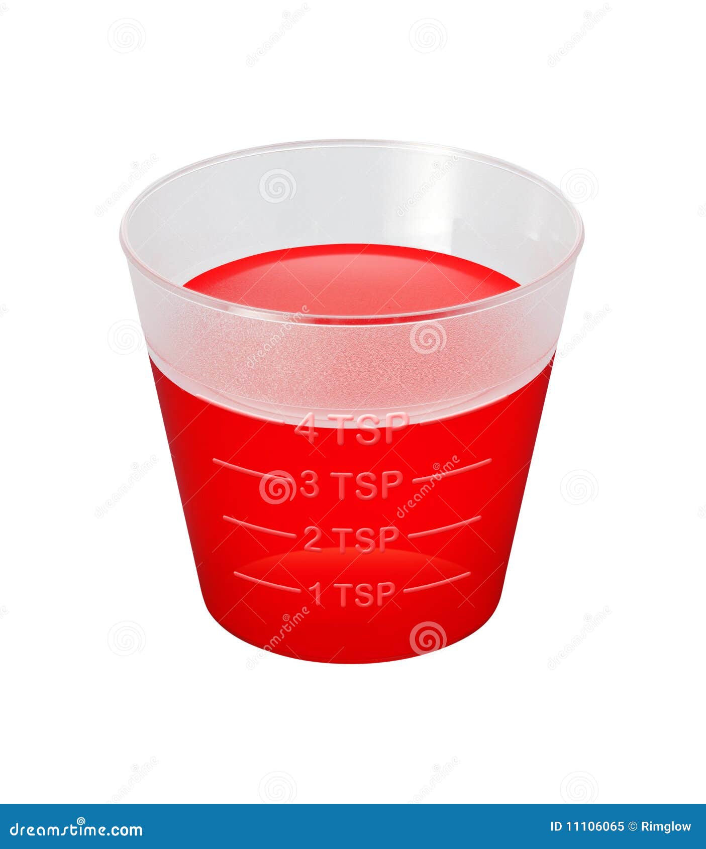 Cough Syrup Medicine Cup Isolated Stock Image Image of medicine