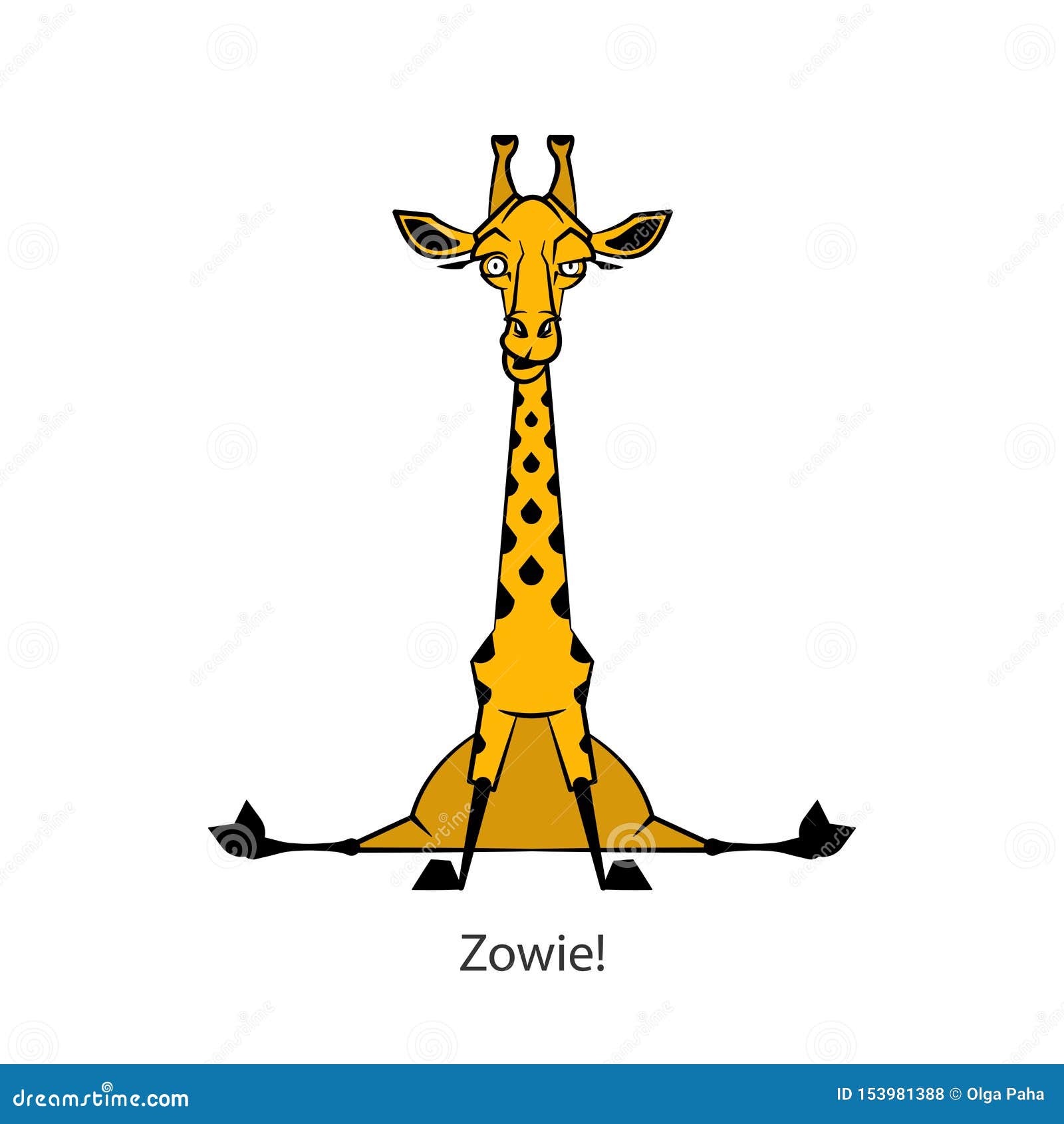 Couleur Drole De Girafe Illustration De Vecteur Illustration Du Dessin Couleur Drole De Girafe Illustration De Vecteur Illustration Du Dessin