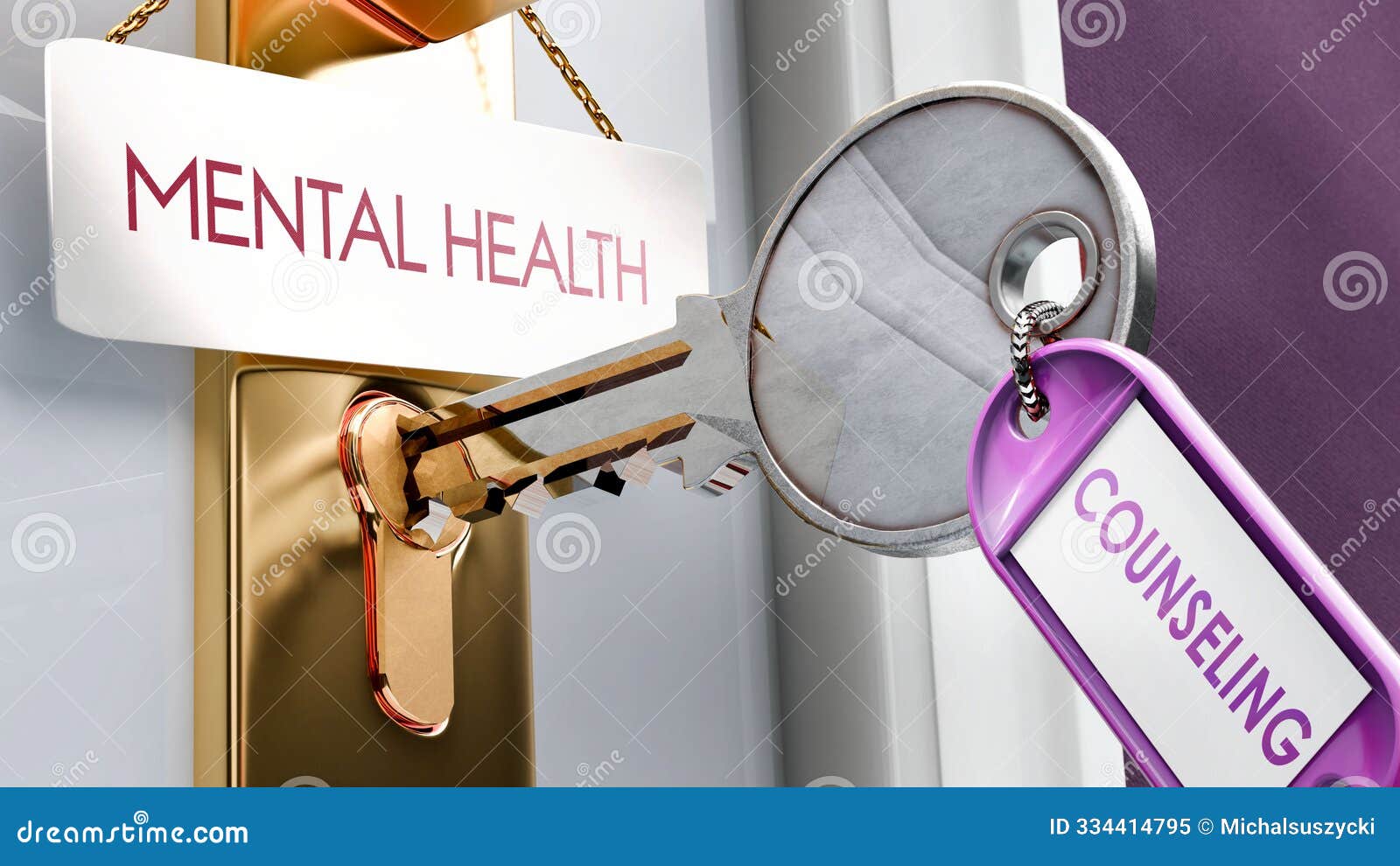 counseling leads to mental health - it's a key to unlock mental health