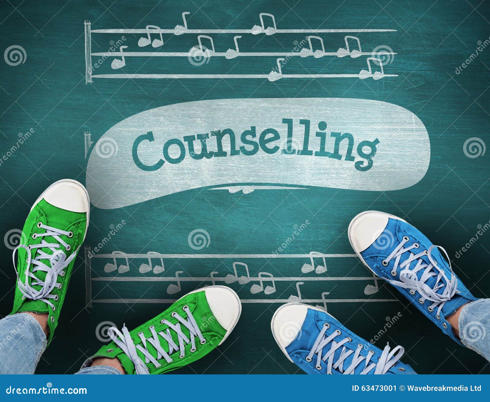 Counselling Against Green Chalkboard Stock Image Image Of Runners
