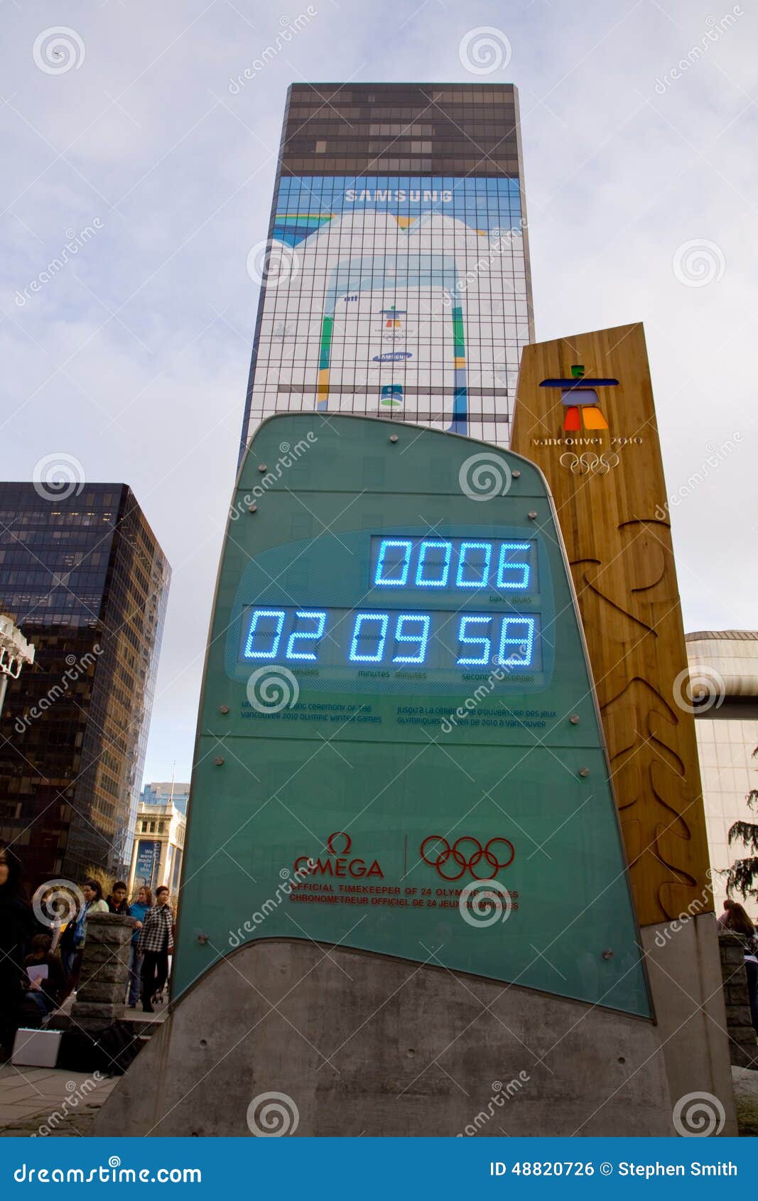 Countdown Clock in Leadup To the 2010 Winter Olympic Games, Vancouver