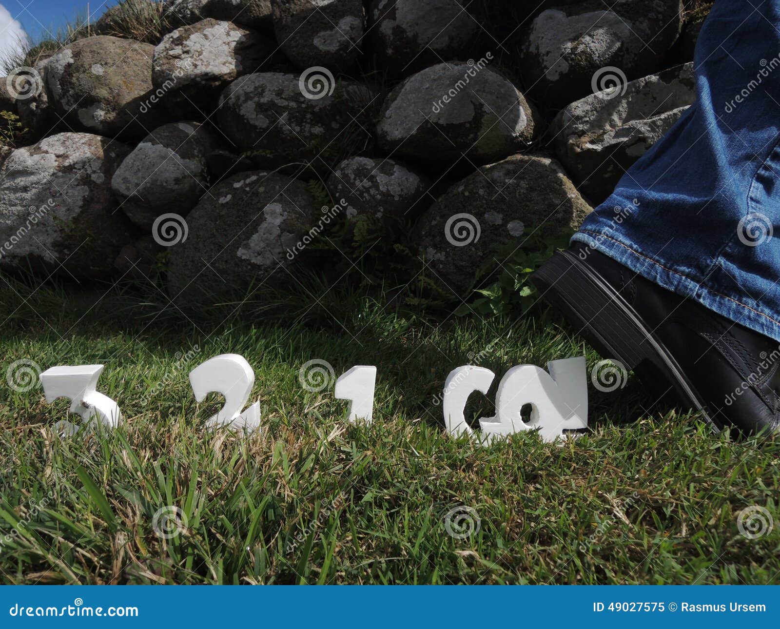 Countdown 3-2-1-go! stock image. Image of beginning, action - 49027575