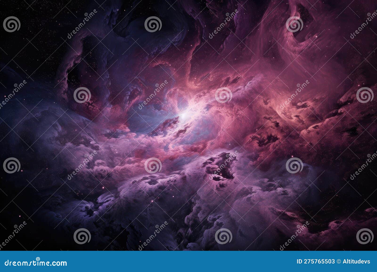 The Countdown, Launch and Blast-off of a Rocket into the Starscape