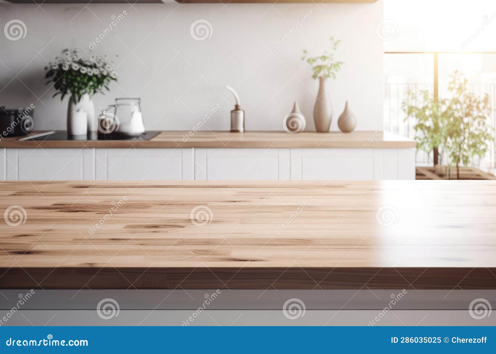 Countertop in the Kitchen. Empty Space Stock Image Image of detail
