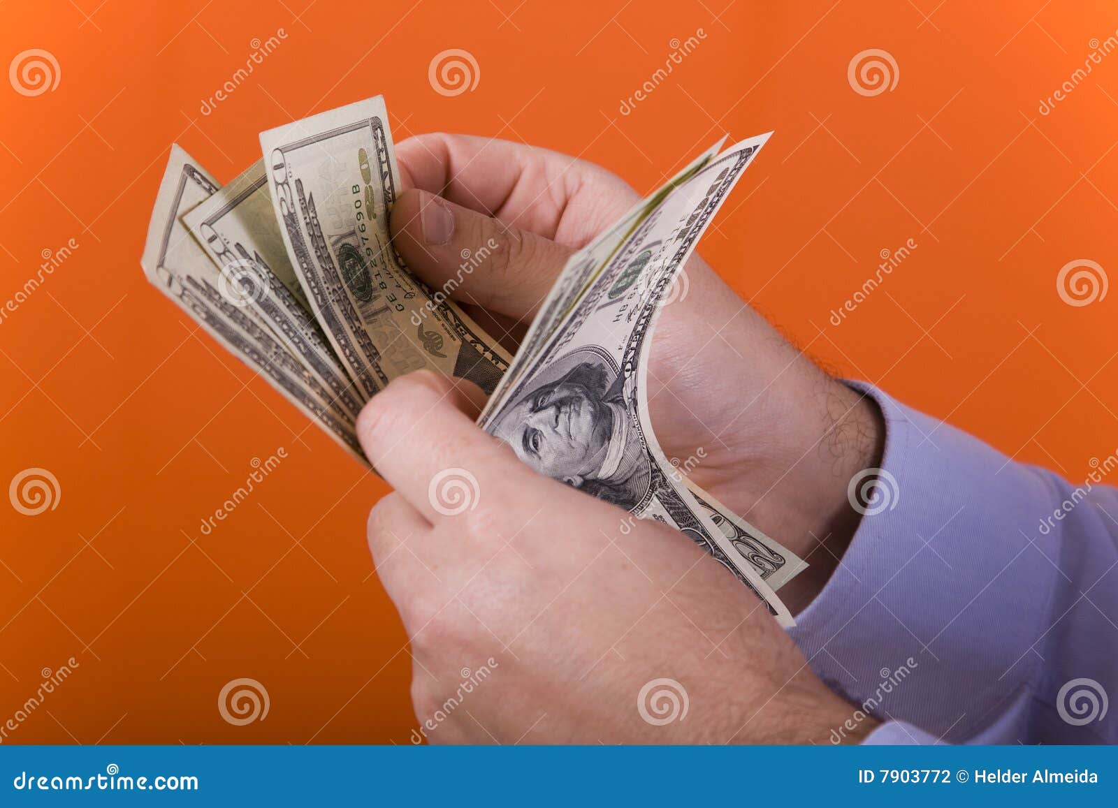 Counting his money stock photo. Image of hold, greed, investment 7903772