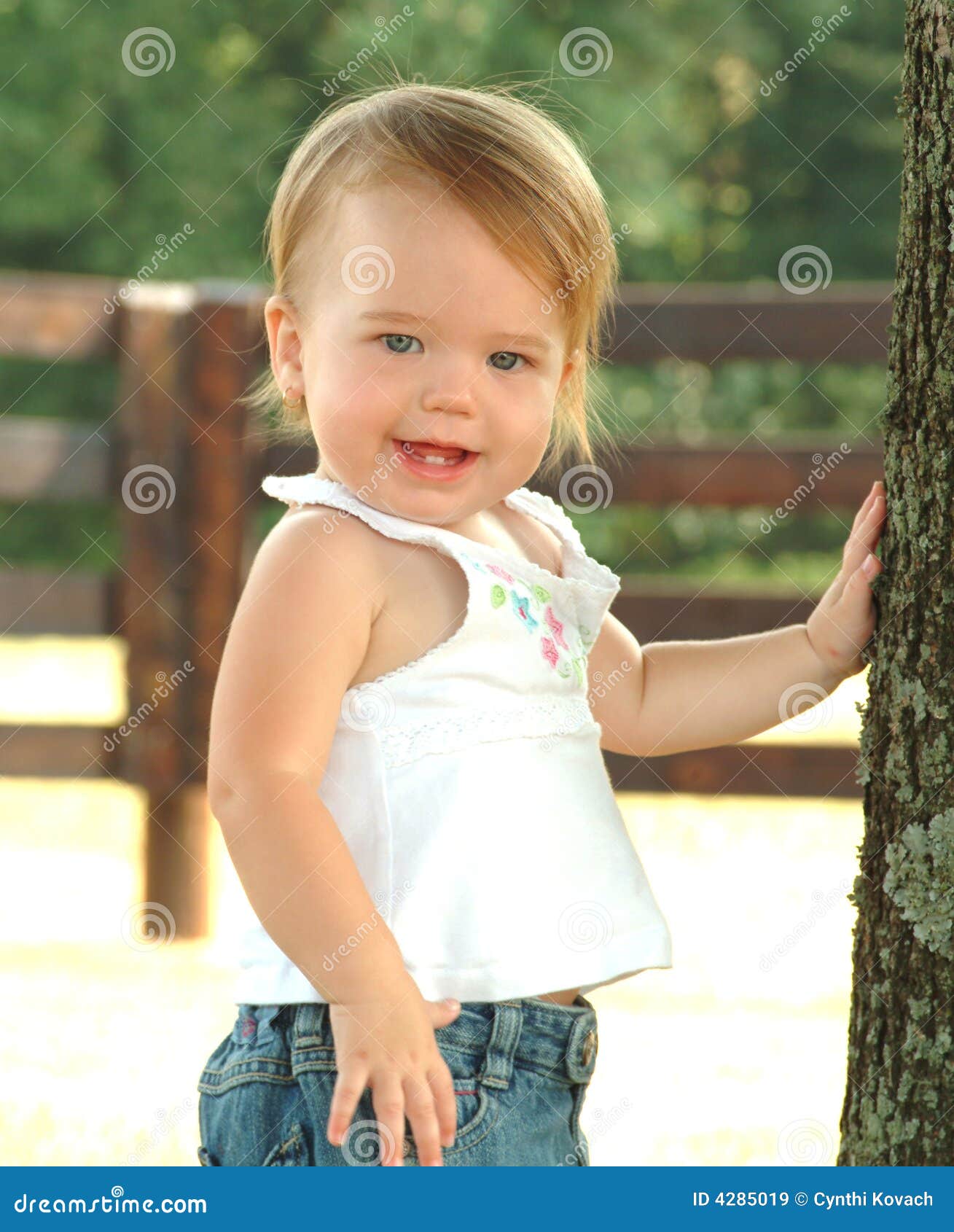 Country Baby stock image. Image of baby, country, field 4285019