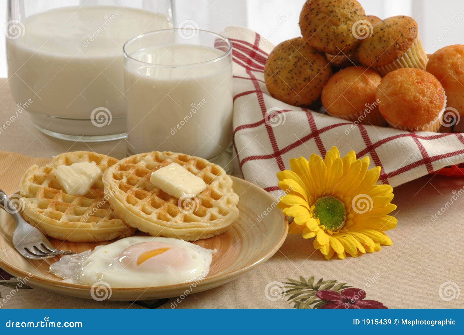 Country Breakfast stock image. Image of basket, breakfast 1915439