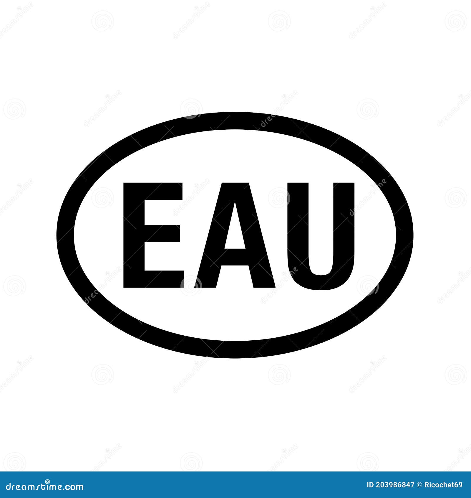 Country Code Vehicle Registration Uganda Stock Illustration