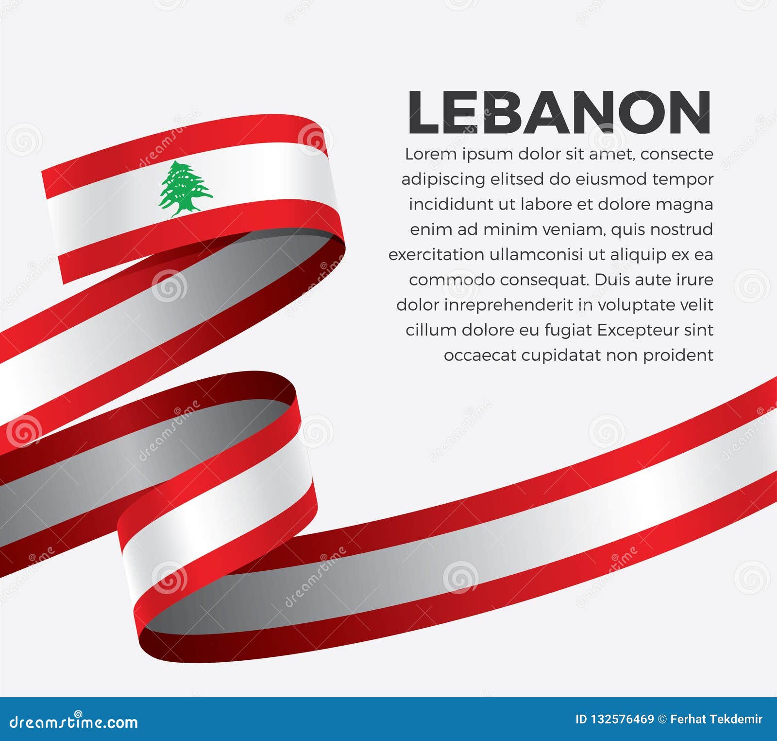 lebanon flag for decorative. background