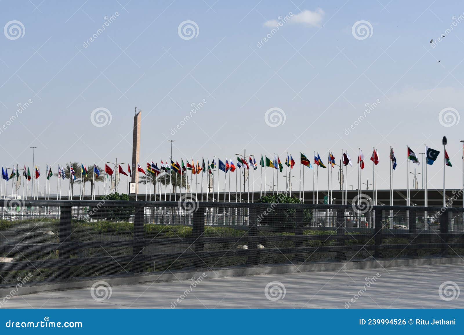Country Flags at Expo 2020 in Dubai, UAE Editorial Photo Image of