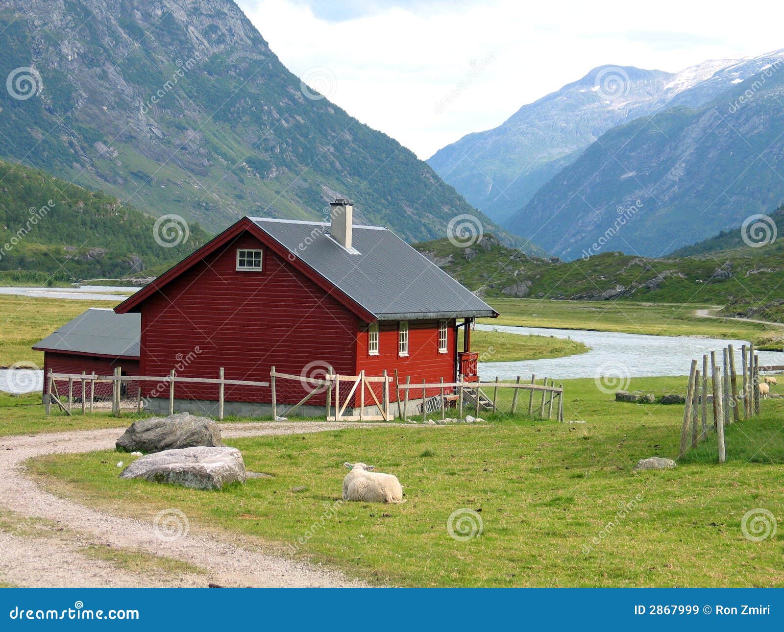 Country house in Norway stock image. Image of beauty, rocky 2867999