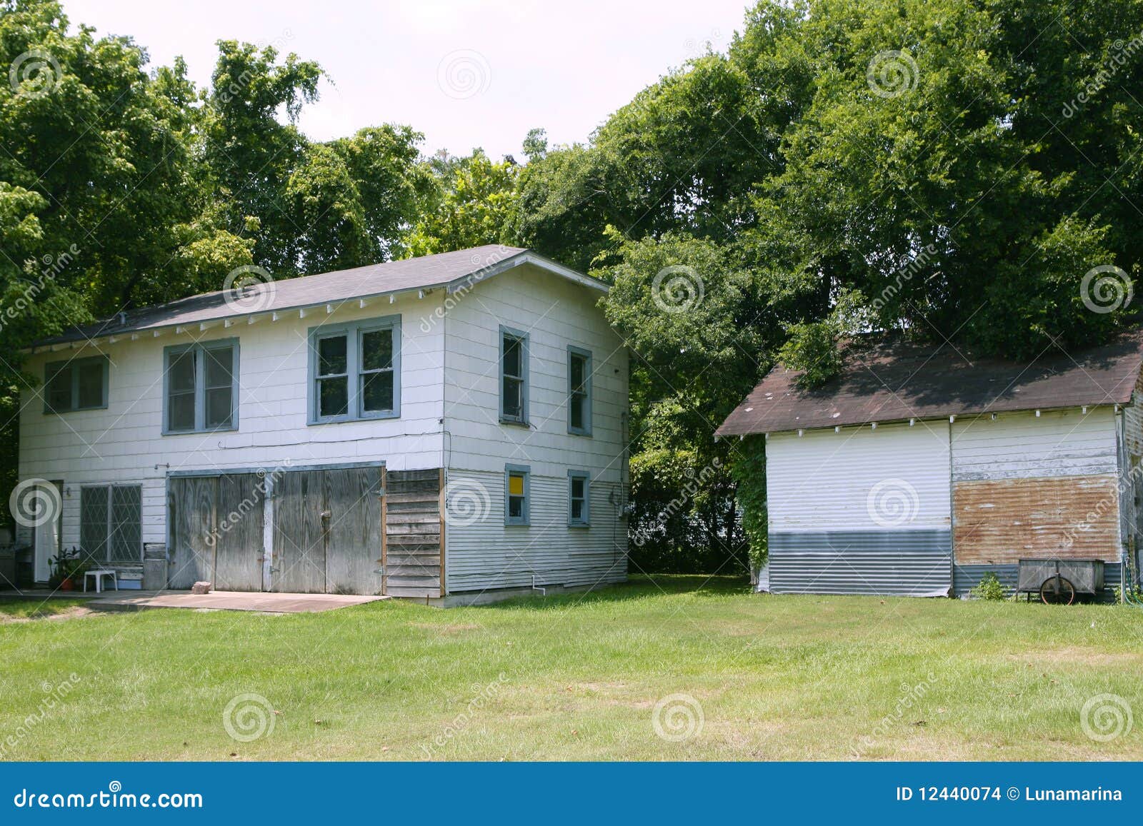 Country Houses in Texas with Trees Stock Photo Image of cottage