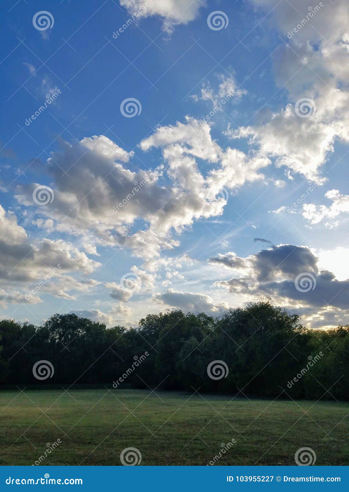 Country land stock image. Image of country, clouds, land 103955227
