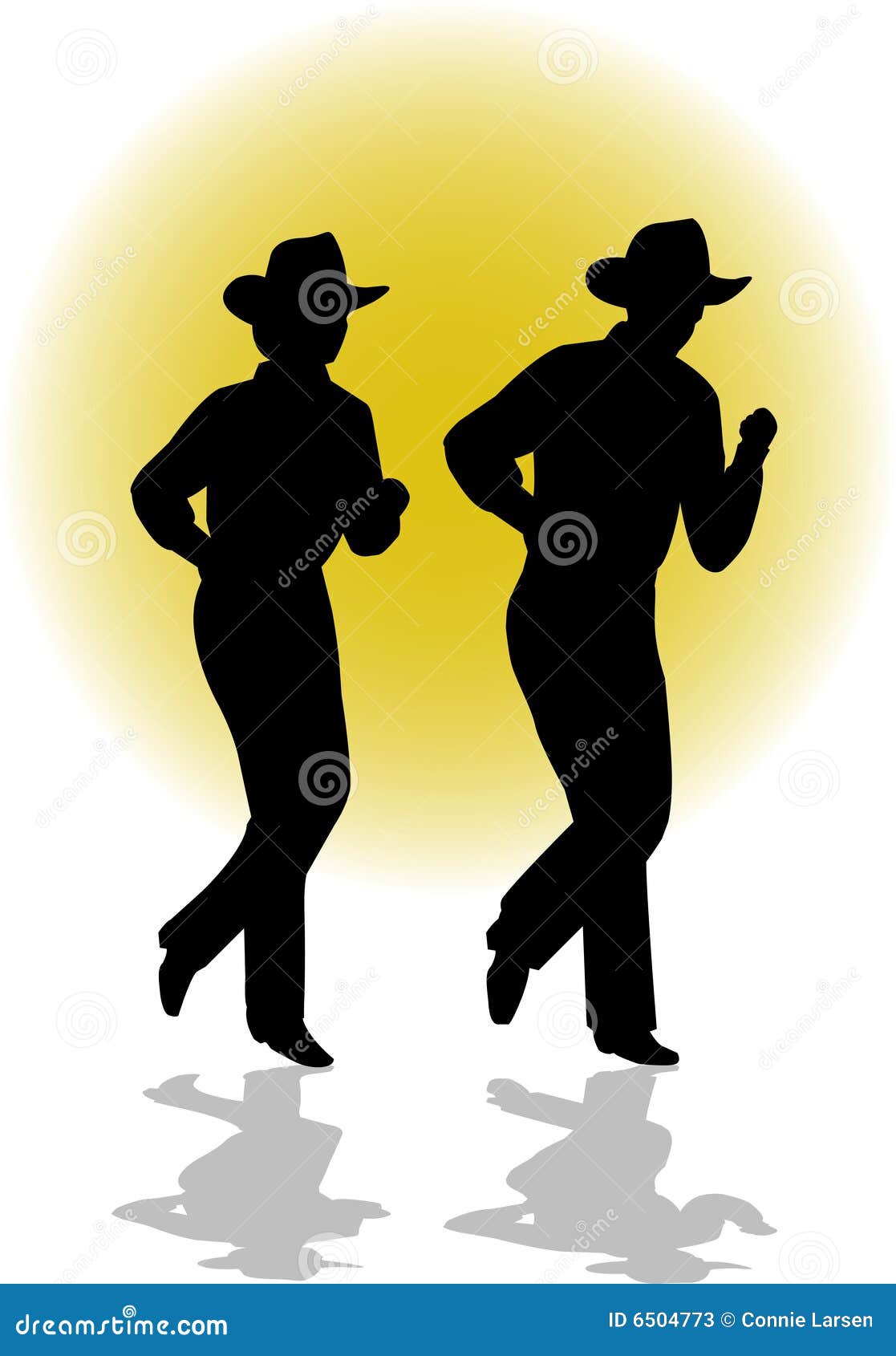 country line dancing couple/ai