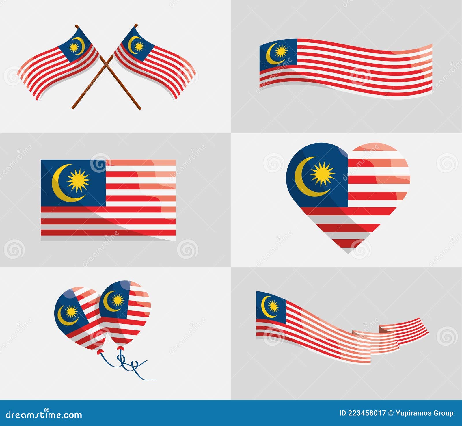 Country malaysia flags stock vector. Illustration of merdeka 223458017