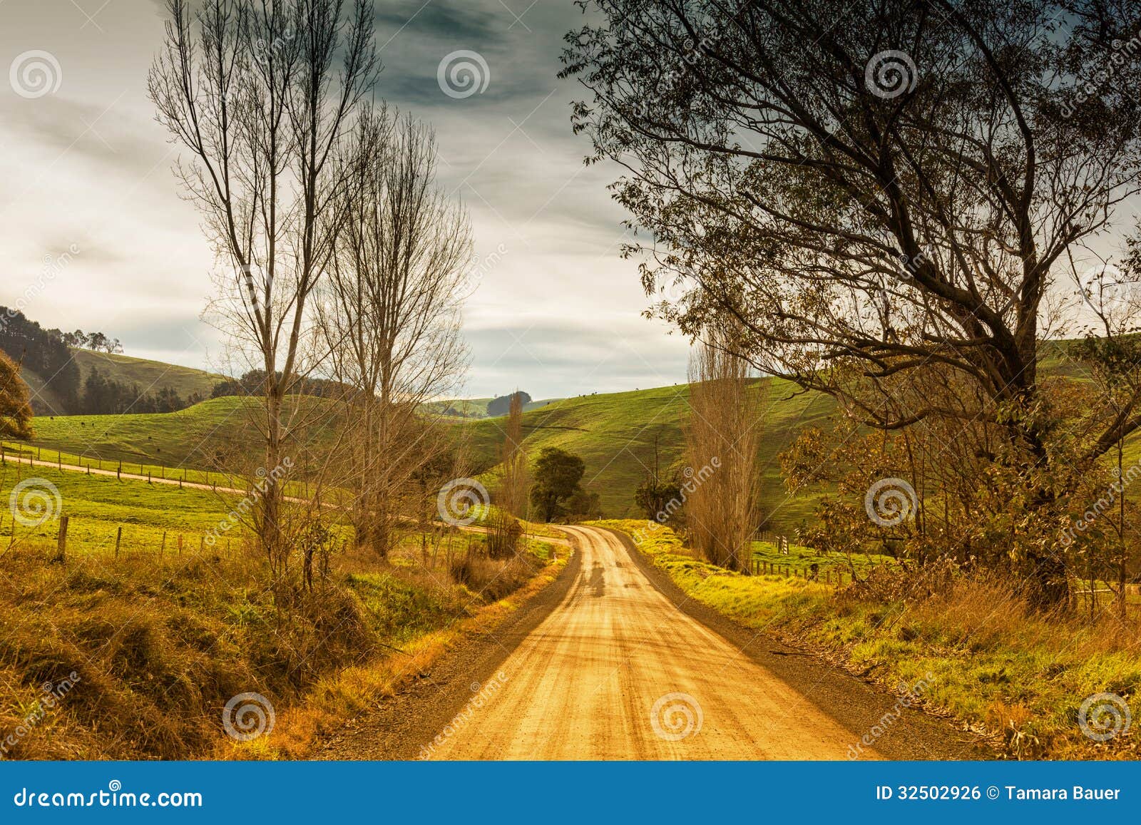 country road in australia