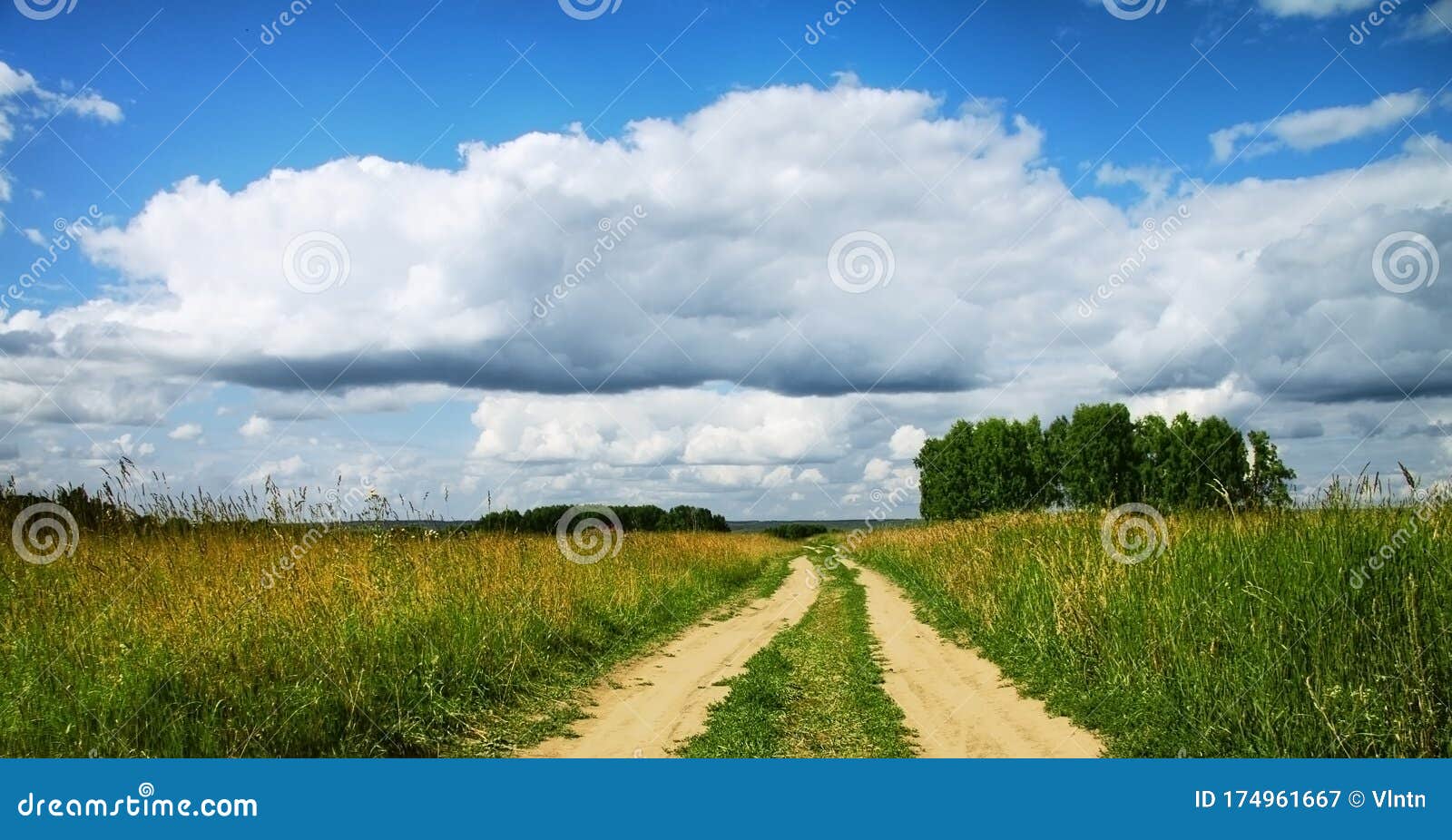 Country Road Summer Background Stock Image Image Of Fresh Weather