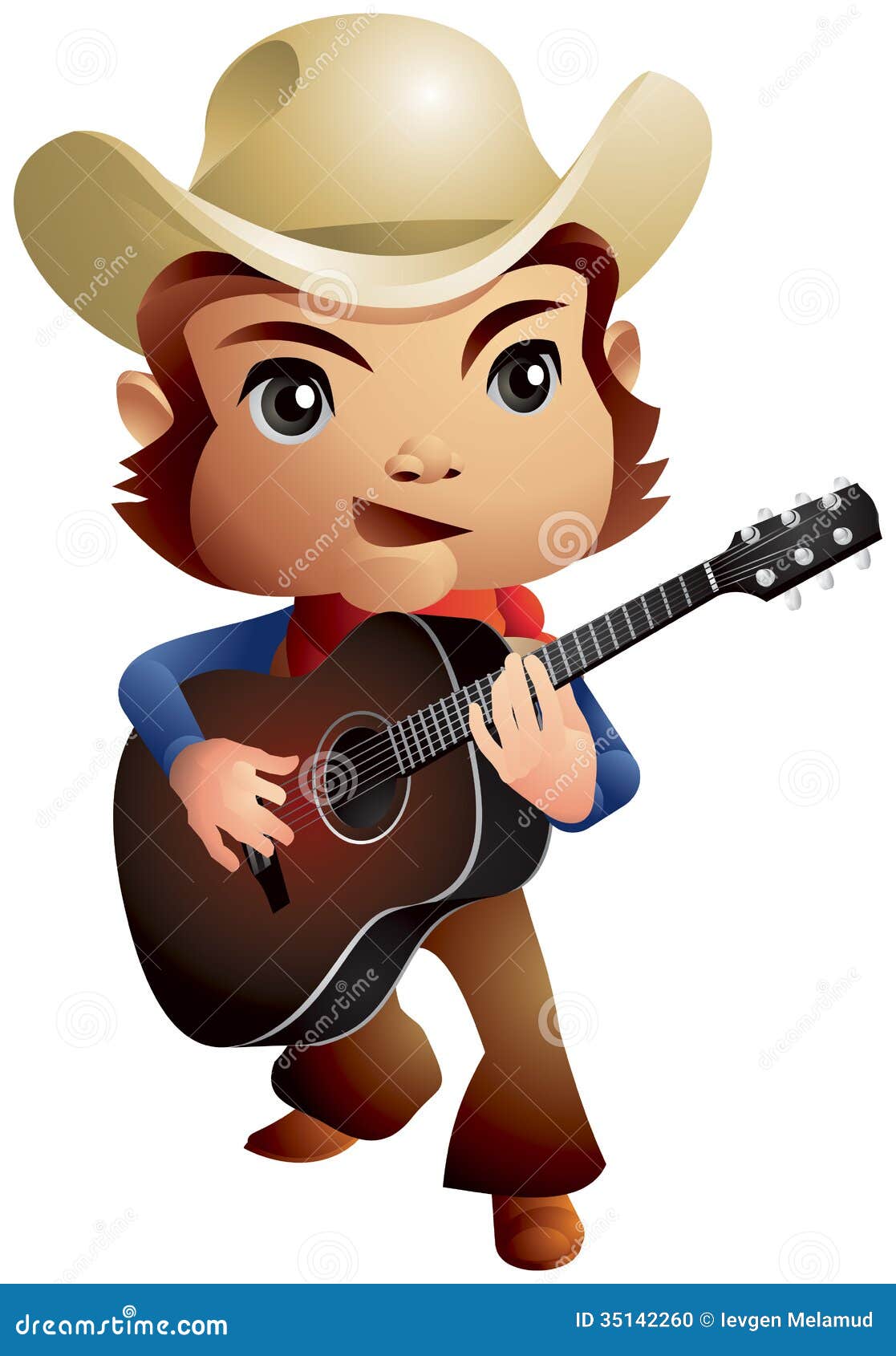 Musiker Country Sänger Gitarre Cowboy City Lego Figuren 