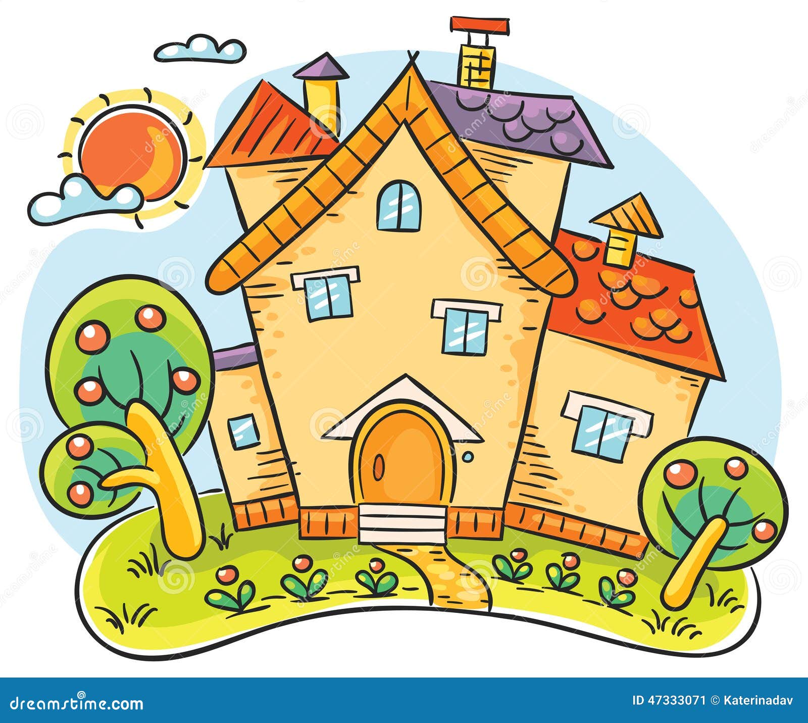 house with garden clipart - photo #44