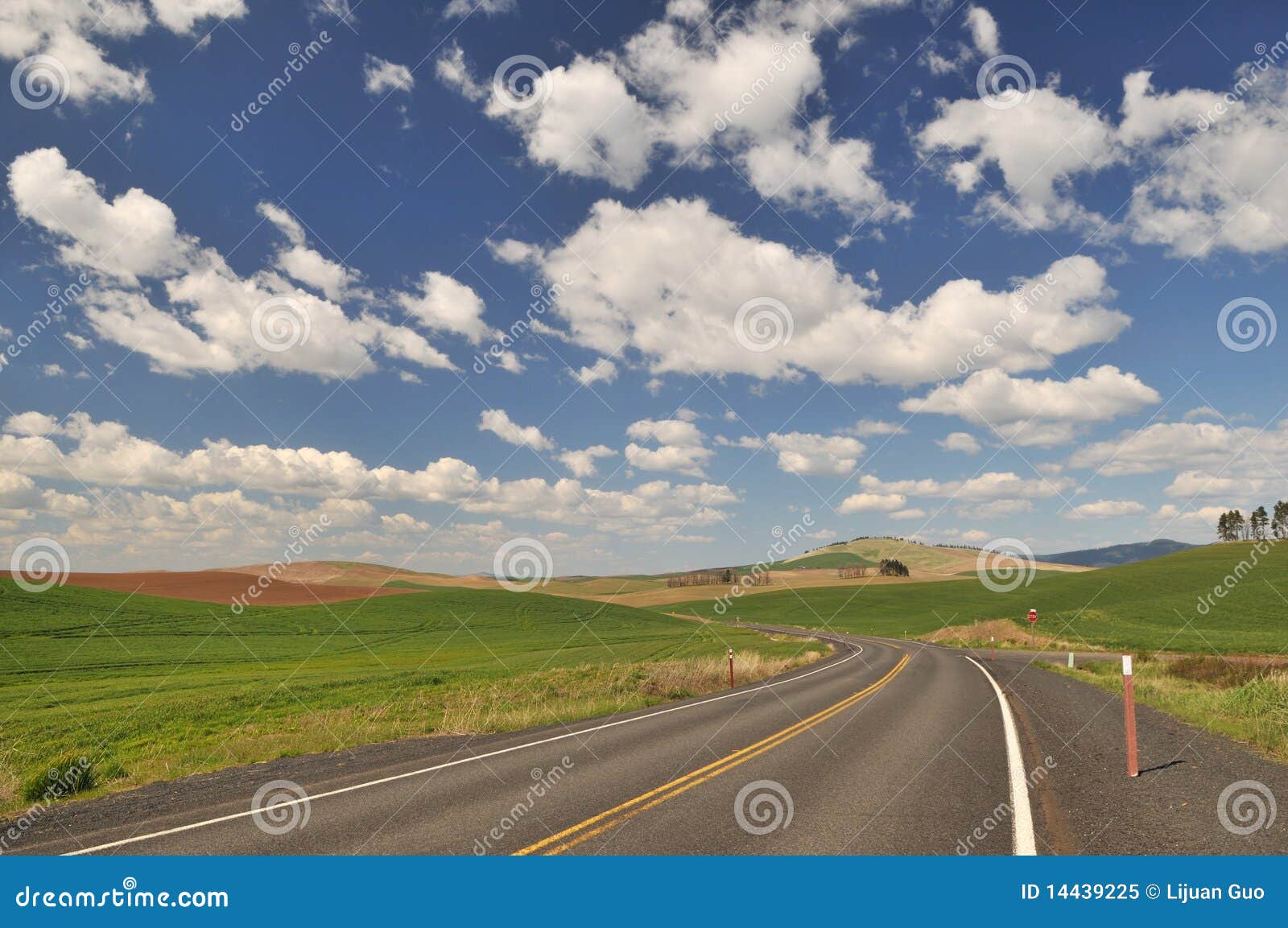 Countryside road in Colfax stock image. Image of palouse 14439225
