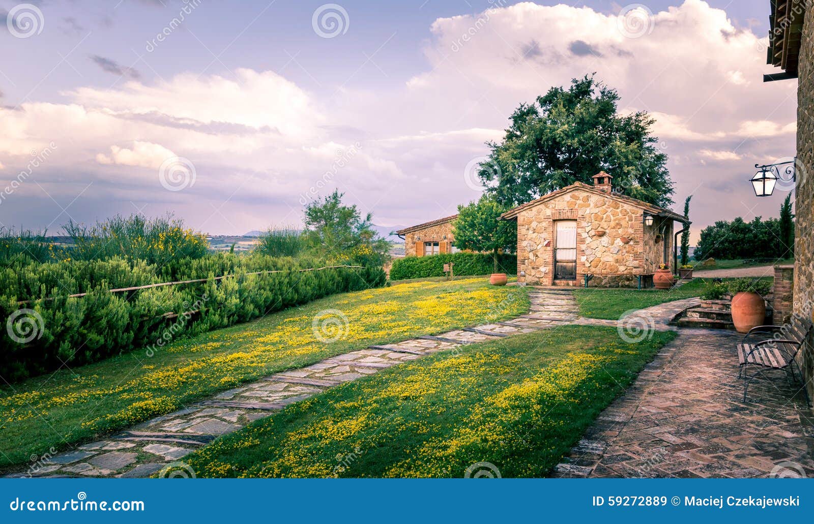 countryside scenery in tuscany