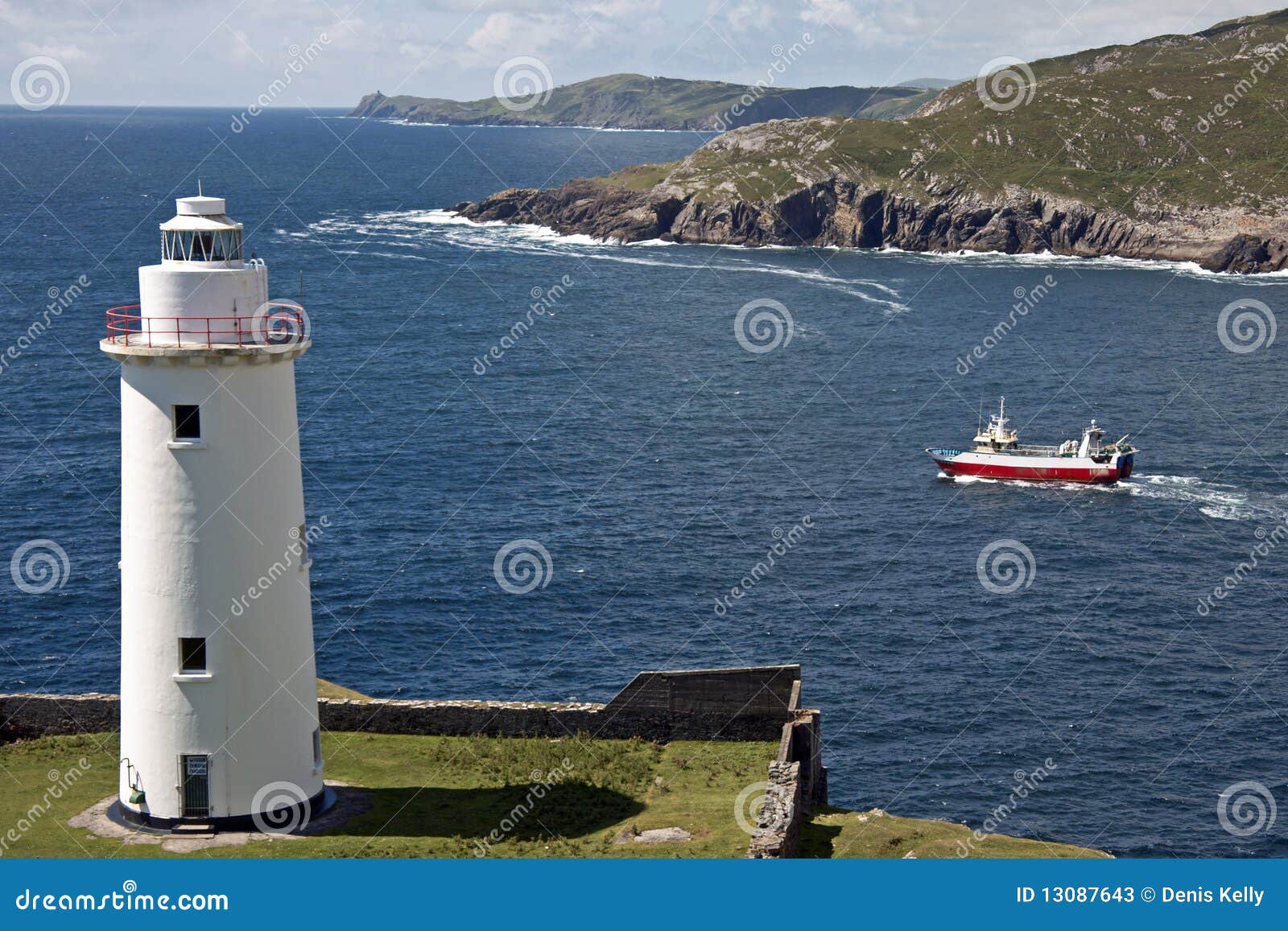 Lighthouse In County Cork, Ireland Stock Photos Image 13087643
