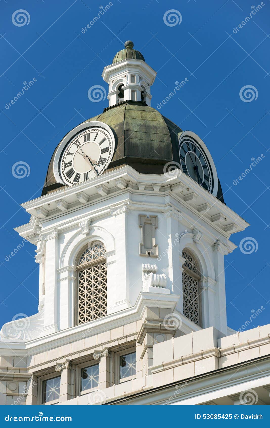 county courthouse clock tower in missoula, montana