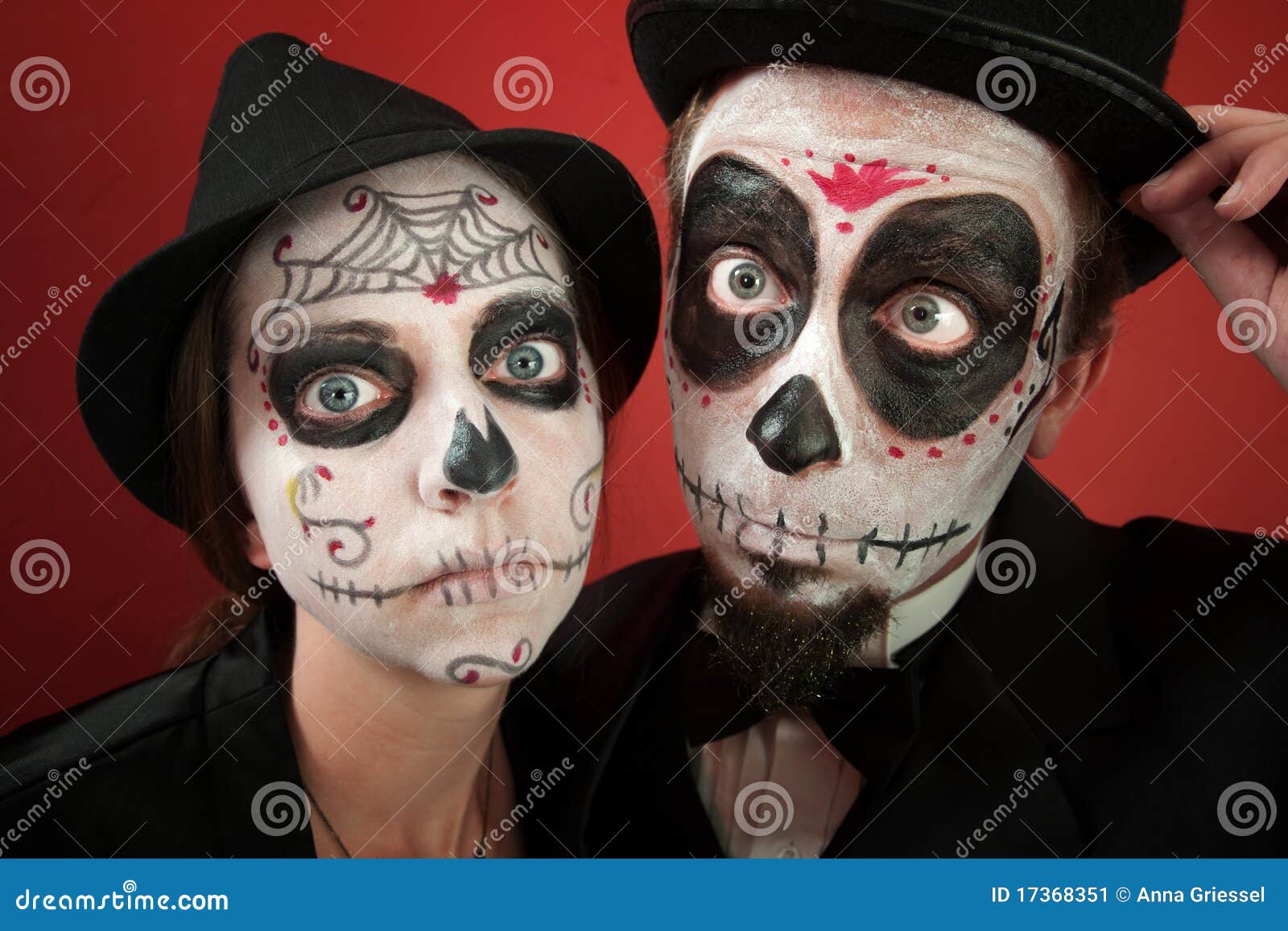 Couple on All Souls Day stock image. Image of partners - 17368351