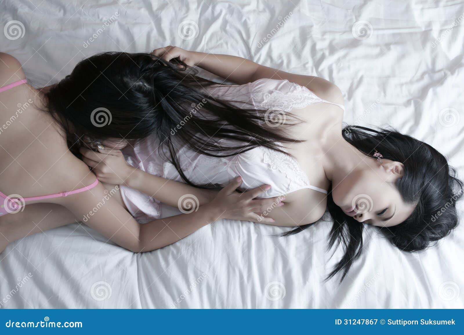 Asian Lesbians In Bed 4