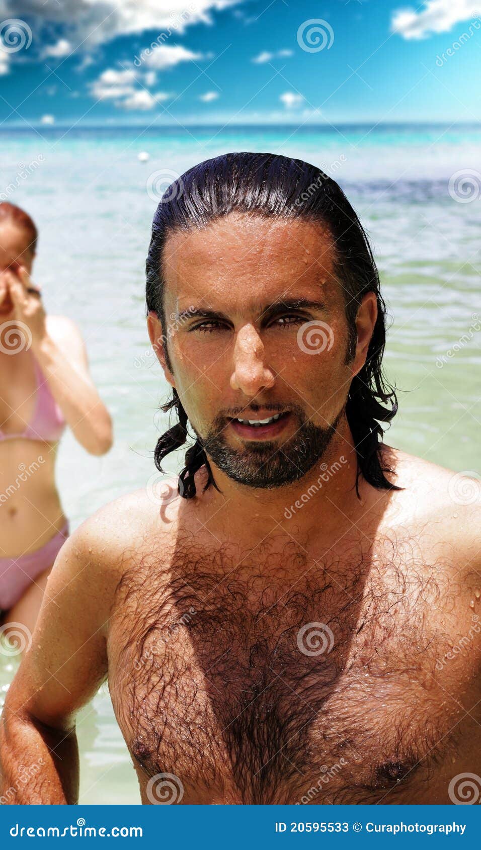 Couple On Beach Stock Image Image Of Beautiful People 20595533