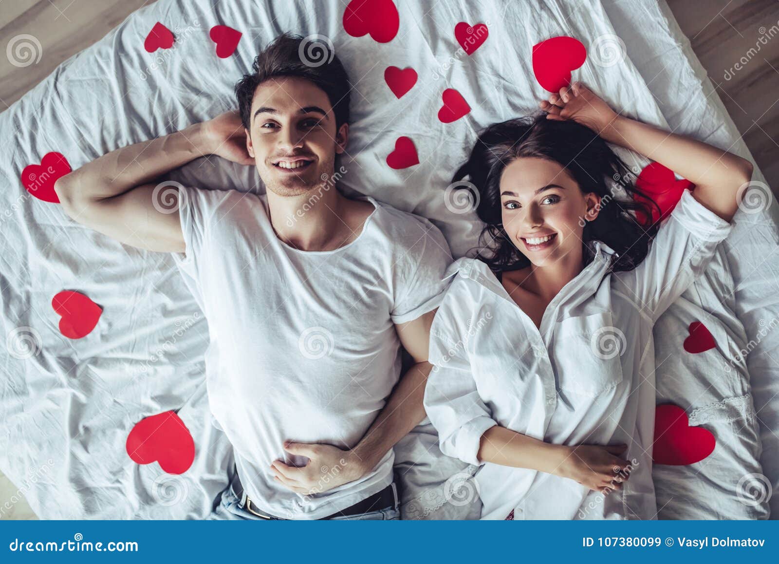 Couple In Bedroom Stock Image Image Of Male Lover