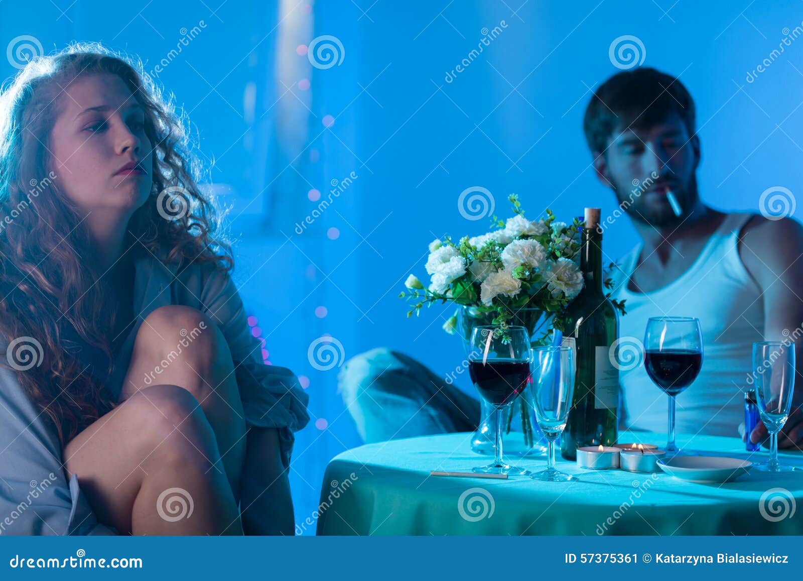 Couple Being In Toxic Relationship Stock Image Image Of Problem Anniversary 57375361 