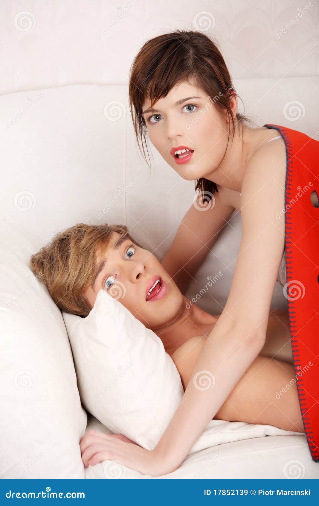 wife caught in bed the couple
