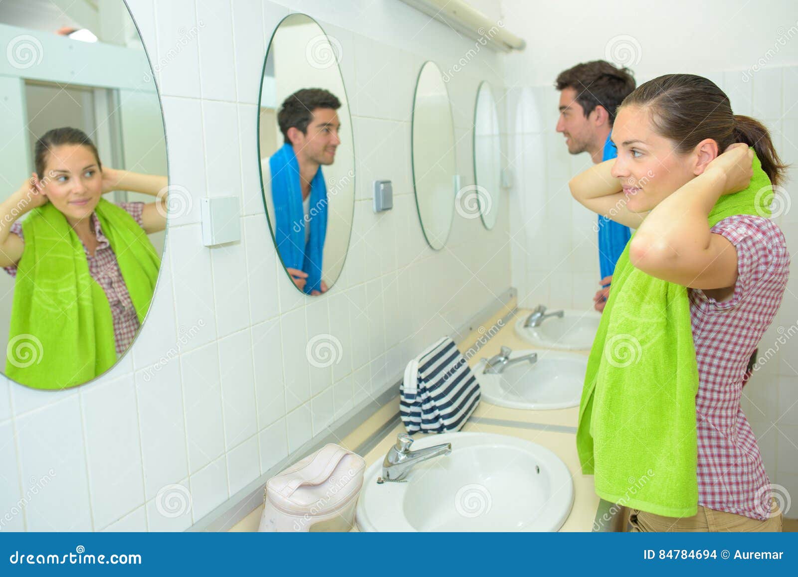 Communal Shower At A Beach In Spain RoyaltyFree Stock Photo