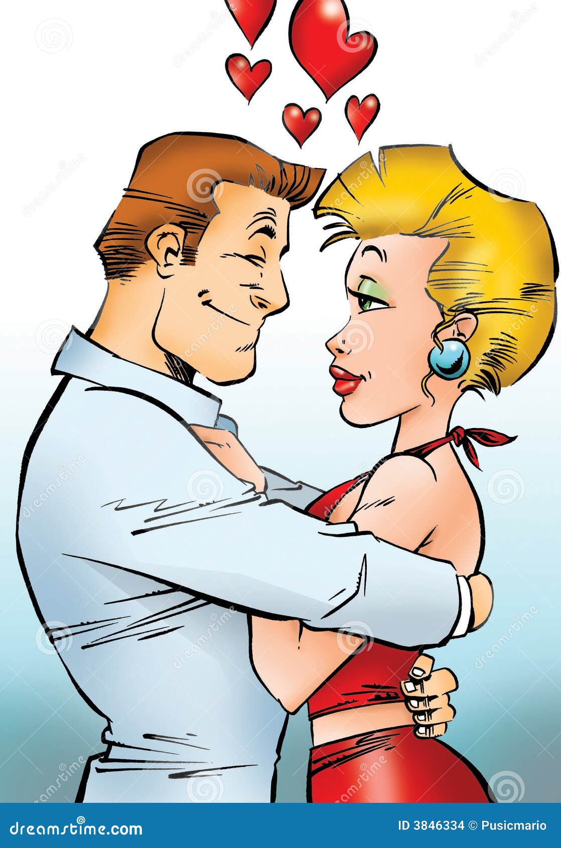 Couple dance stock illustration. Illustration of valentine - 3846334