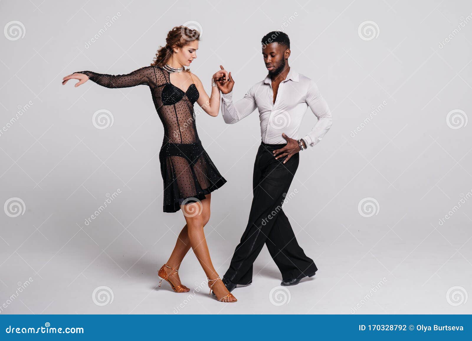 Ballroom dancers in dancing poses Stock Photo by ©aallm 68815783
