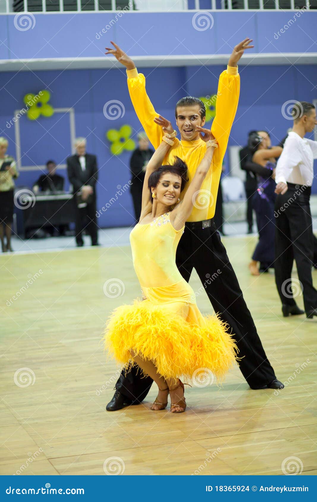Couple Dancing Sport Competition Editorial Stock Image Image of