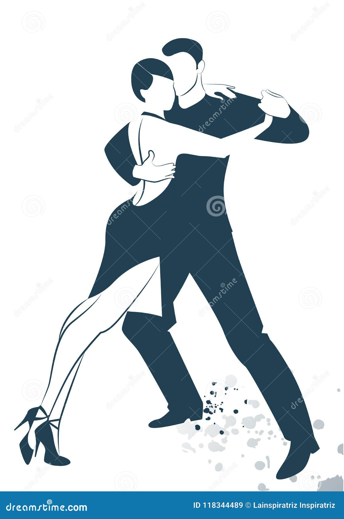 Couple Dancing Digital Download Simple Illustration - Etsy India