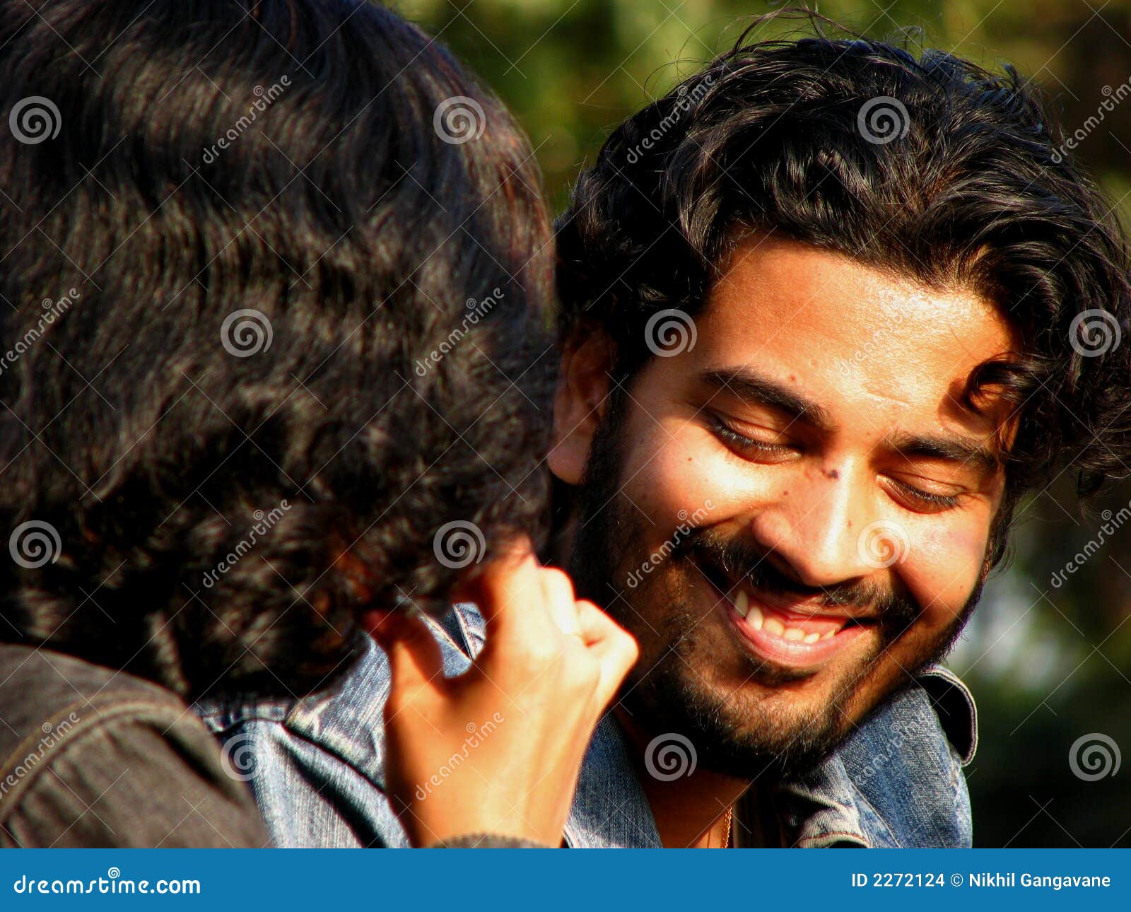 Couple Discussion stock photo. Image of couple, hairstyle 2272124