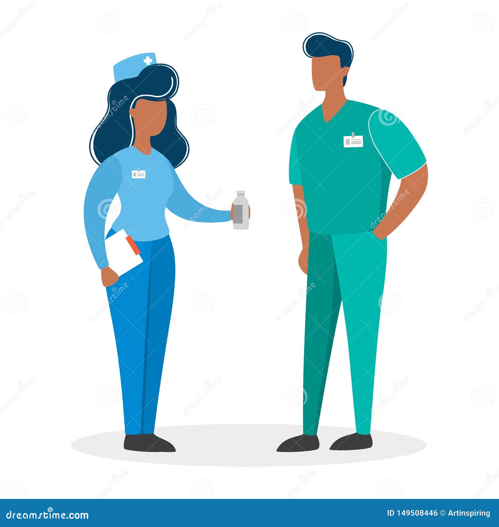 Couple of Doctor in the Uniform. Female and Male Stock Vector - Illustration of female, physician: 149508446 Couple of Doctor in the Uniform. Female and Male Stock Vector - Illustration of female, physician: 149508446